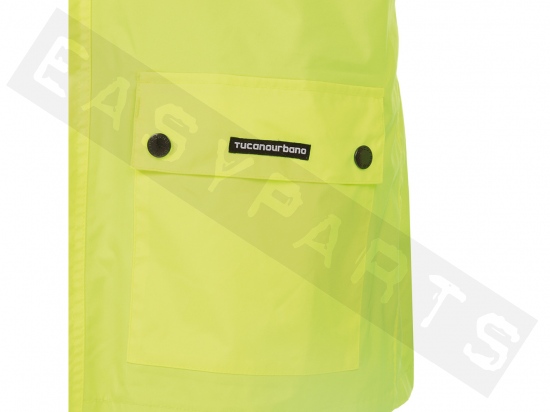 Rain Jacket TUCANO URBANO Diluvio Plus Fluorescent Yellow